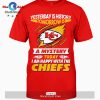 God First Premium Family Second Then Chiefs Football Crew Neck T-Shirt