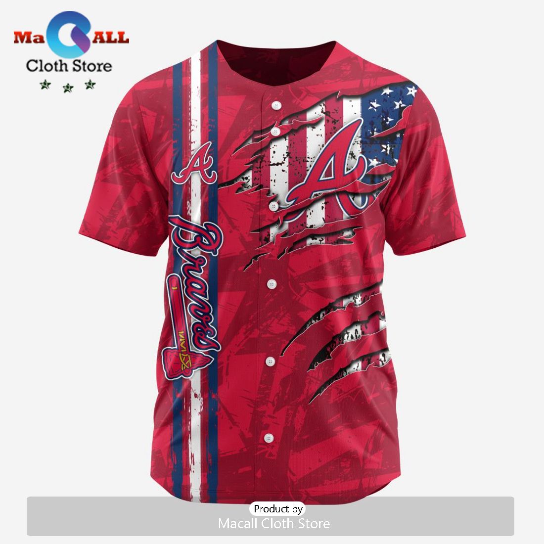 MLB Atlanta Braves Special Design Baseball Jersey