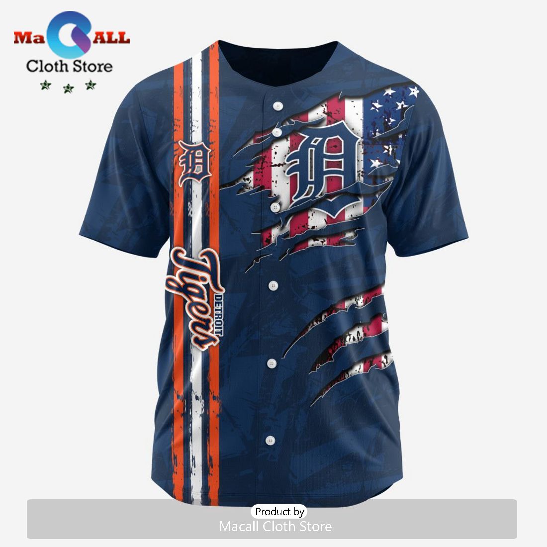 MLB Detroit Tigers Special Design Baseball Jersey