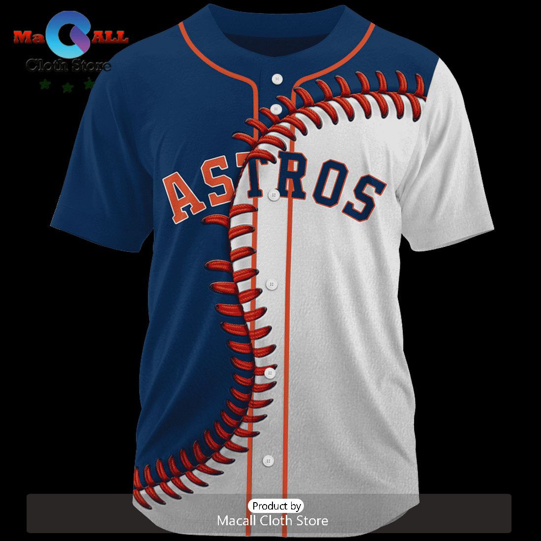 MLB Houston Astros Personalized Mix Baseball Jersey