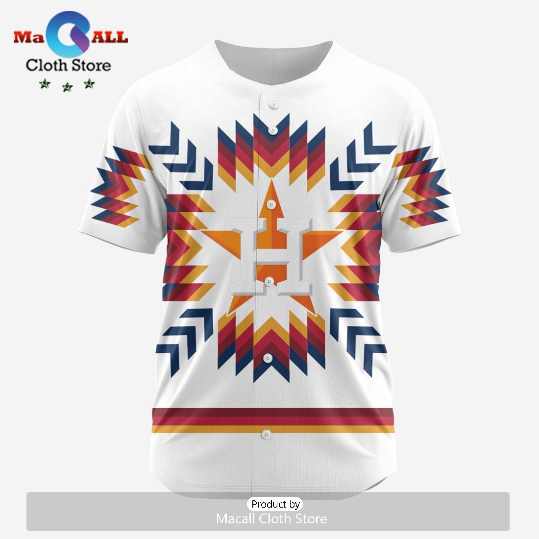 MLB Houston Astros Special Native Design Baseball Jersey