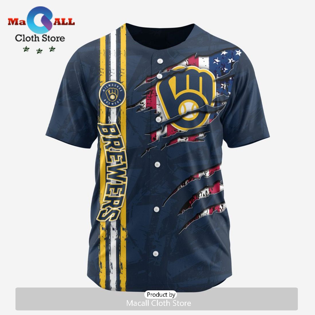 MLB Milwaukee Brewers Special Design Baseball Jersey