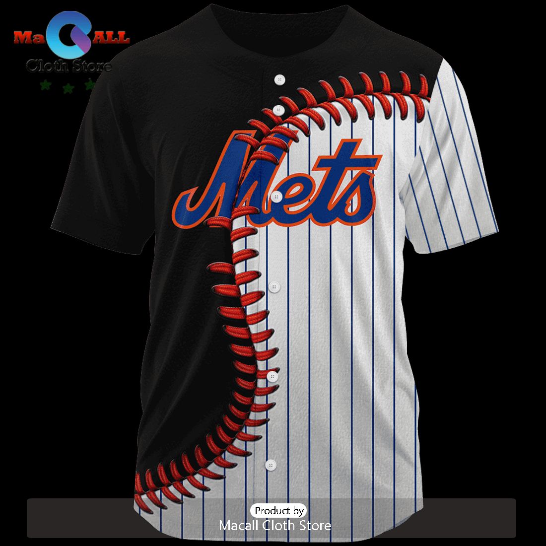 MLB New York Mets Personalized Mix Baseball Jersey
