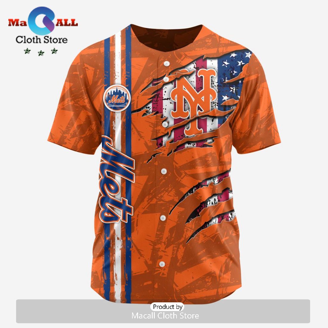 MLB New York Mets Special Design Baseball Jersey