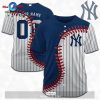 MLB New York Yankees Pink Design Fight Breast Cancer Baseball Jersey