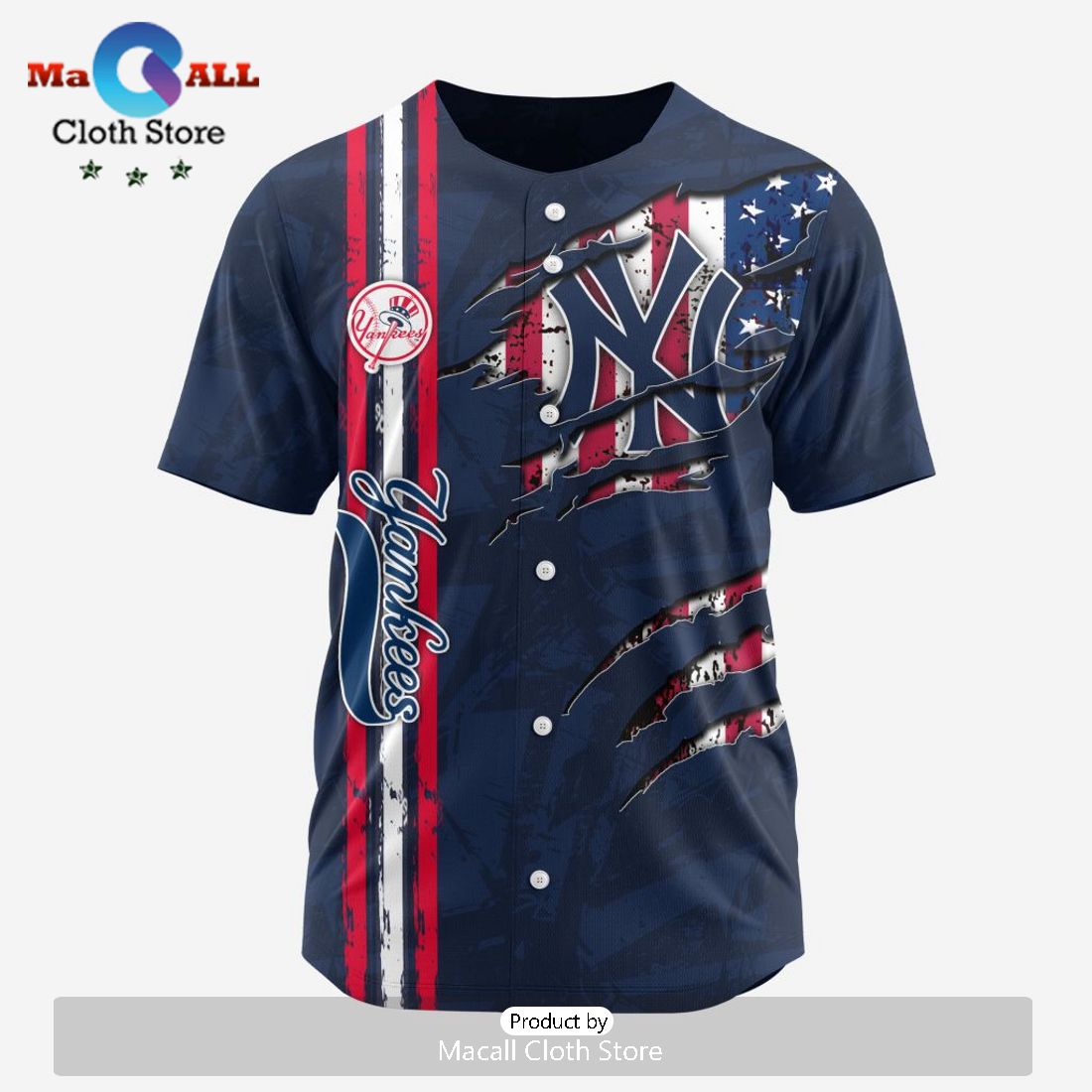 MLB New York Yankees Special Design Baseball Jersey