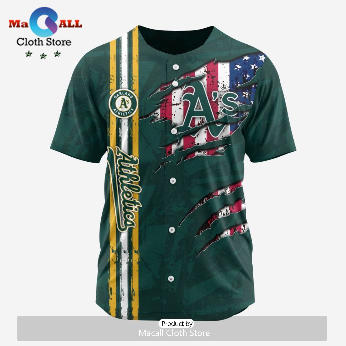 MLB Oakland Athletics Special Design Baseball Jersey