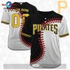 MLB Pittsburgh Pirates Pink Design Fight Breast Cancer Baseball Jersey