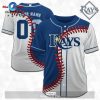 MLB Tampa Bay Rays Pink Design Fight Breast Cancer Baseball Jersey