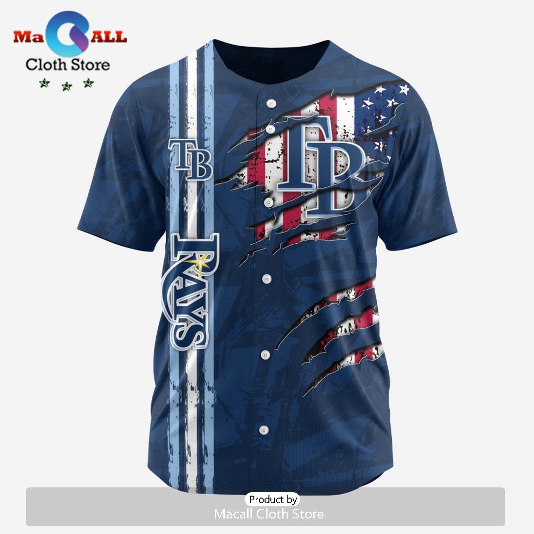 MLB Tampa Bay Rays Special Design Baseball Jersey