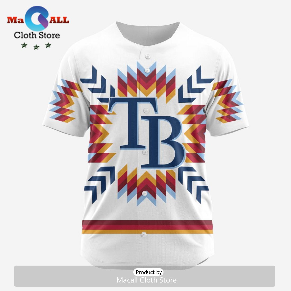 MLB Tampa Bay Rays Special Native Design Baseball Jersey