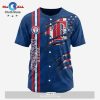 MLB Texas Rangers Pink Design Fight Breast Cancer Baseball Jersey