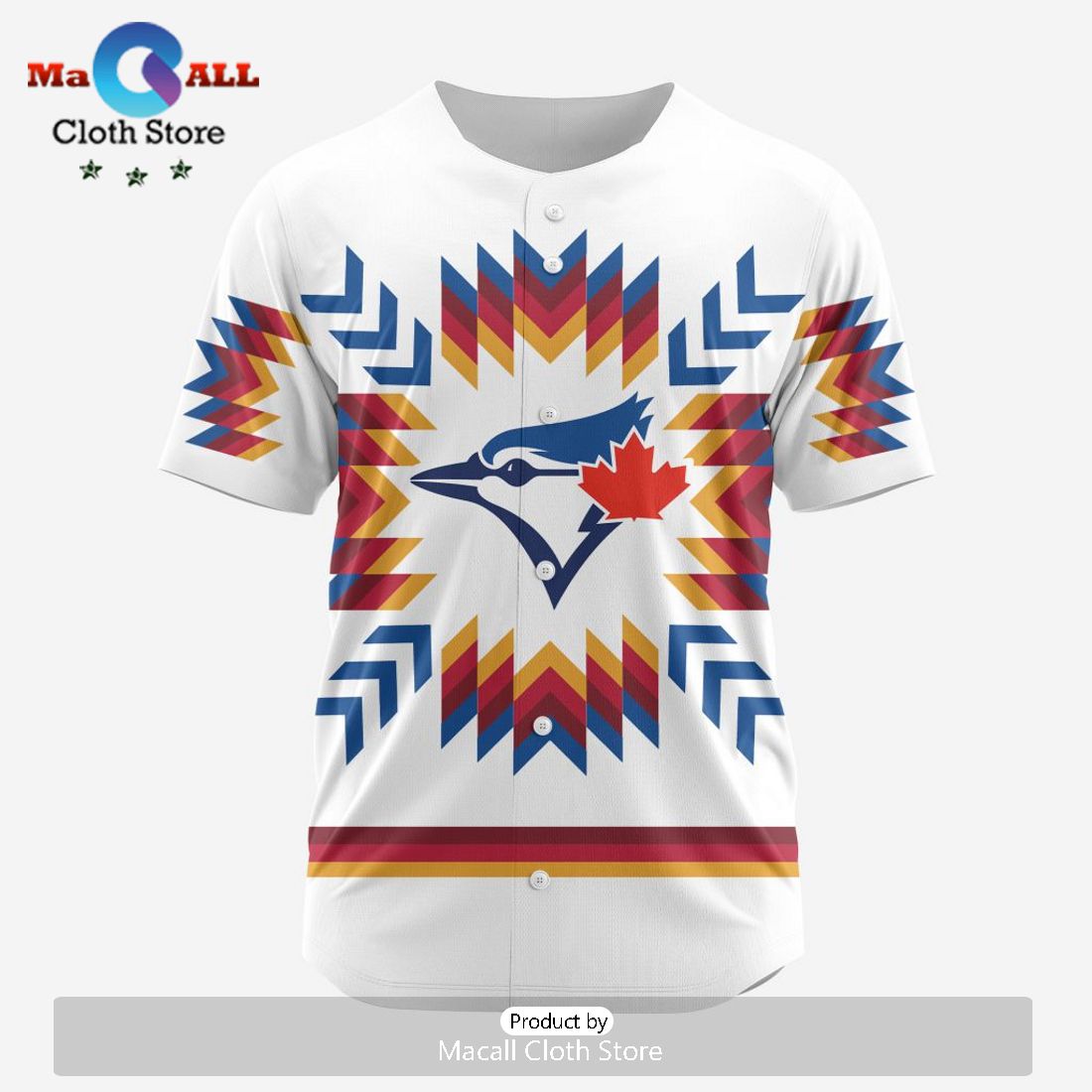 MLB Toronto Blue Jays Special Native Design Baseball Jersey