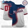 MLB Washington Nationals Pink Design Fight Breast Cancer Baseball Jersey