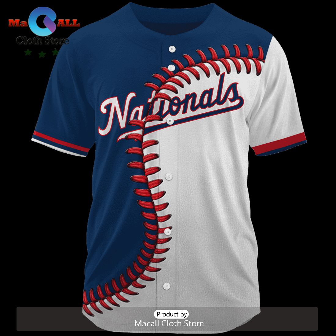 MLB Washington Nationals Personalized Mix Baseball Jersey