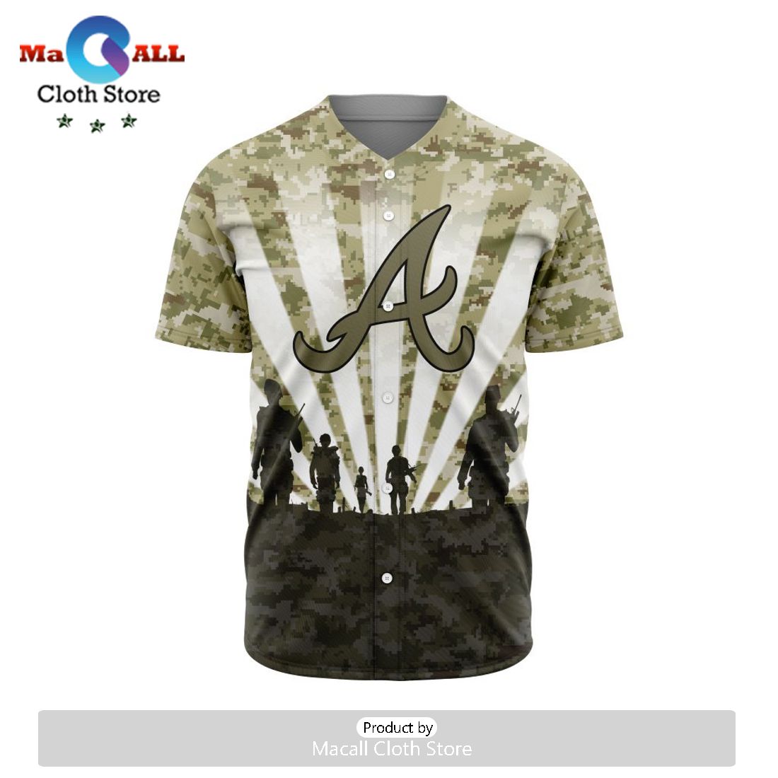 MLB Atlanta Braves Honor Veterans Jersey