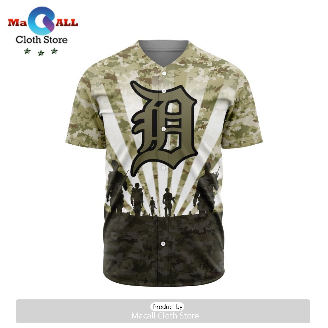 MLB Detroit Tigers Honor Veterans Jersey