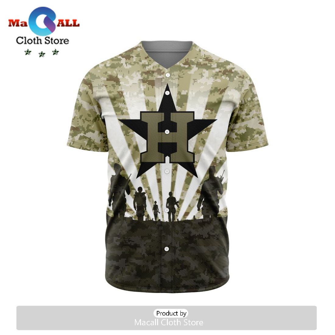 MLB Houston Astros Honor Veterans Jersey