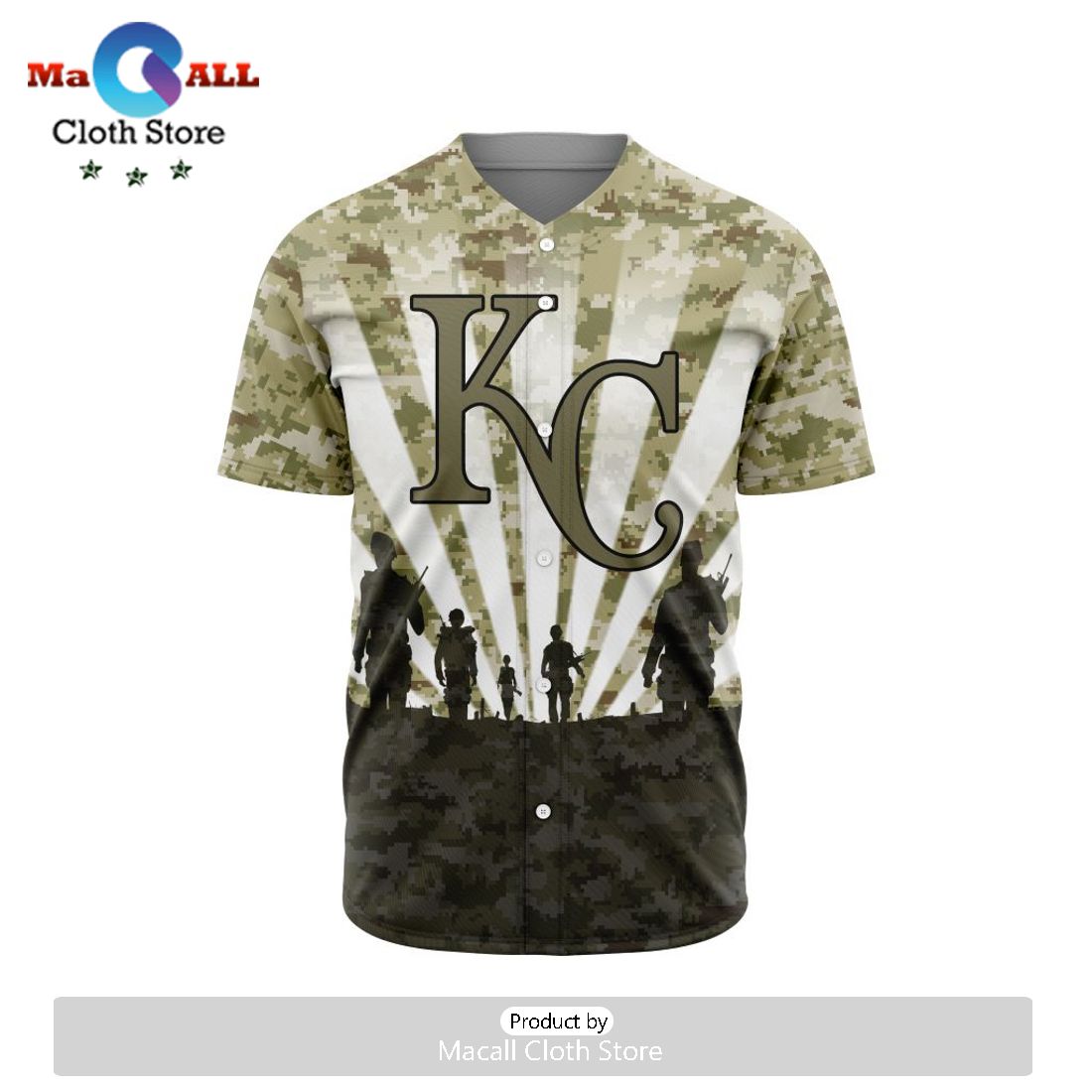 MLB Kansas City Royals Honor Veterans Jersey