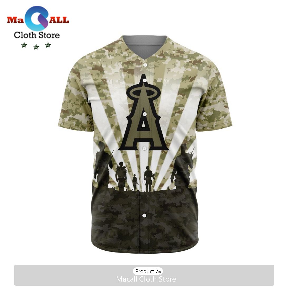 MLB Los Angeles Angels Honor Veterans Jersey