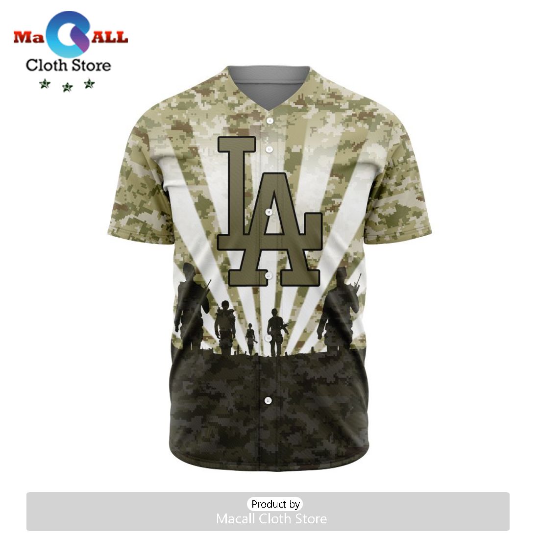 MLB Los Angeles Dodgers Honor Veterans Jersey