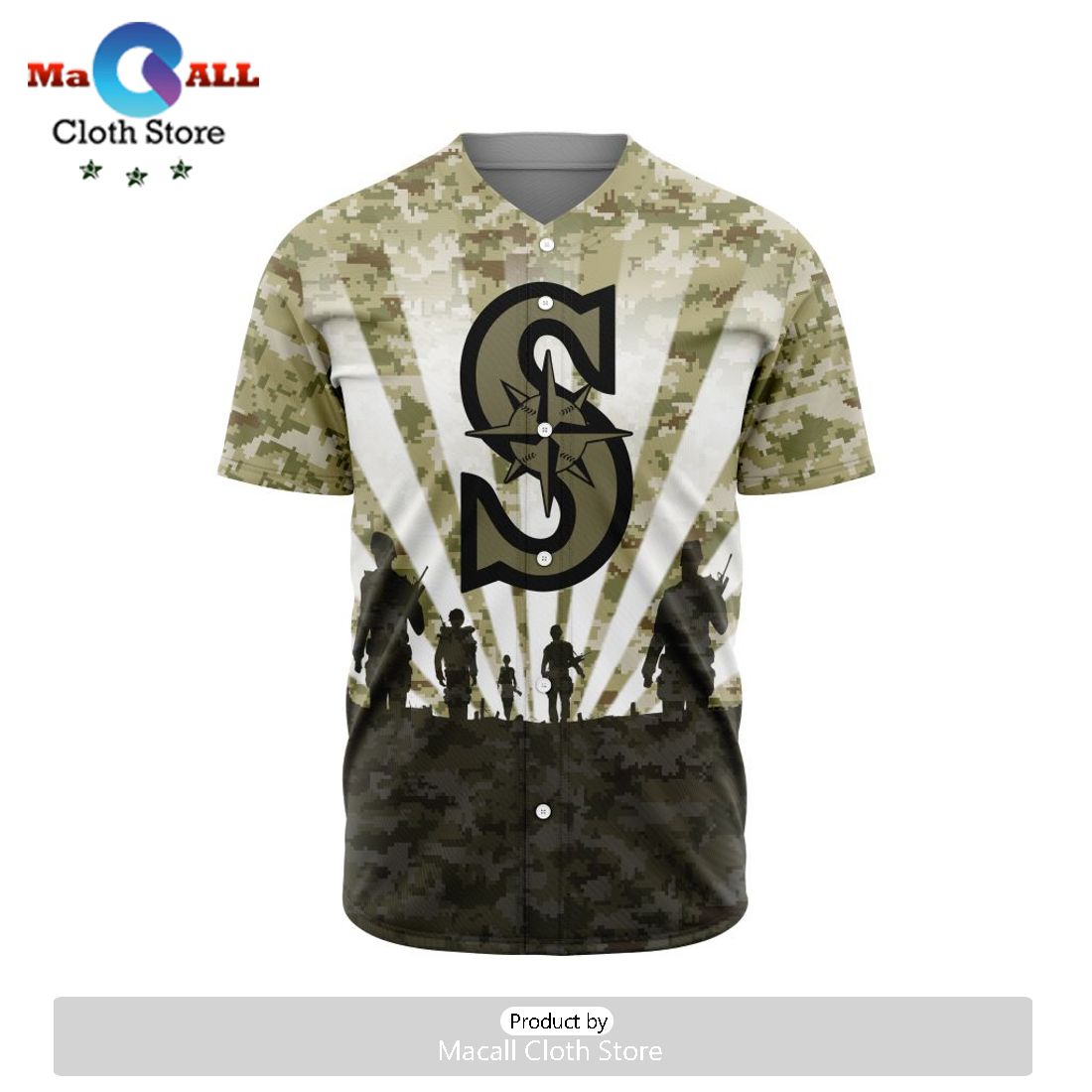 MLB Seattle Mariners Honor Veterans Jersey