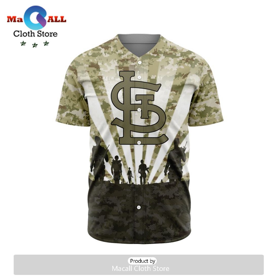 MLB St. Louis Cardinals Honor Veterans Jersey