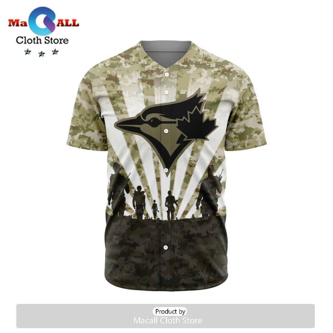 MLB Toronto Blue Jays Honor Veterans Jersey