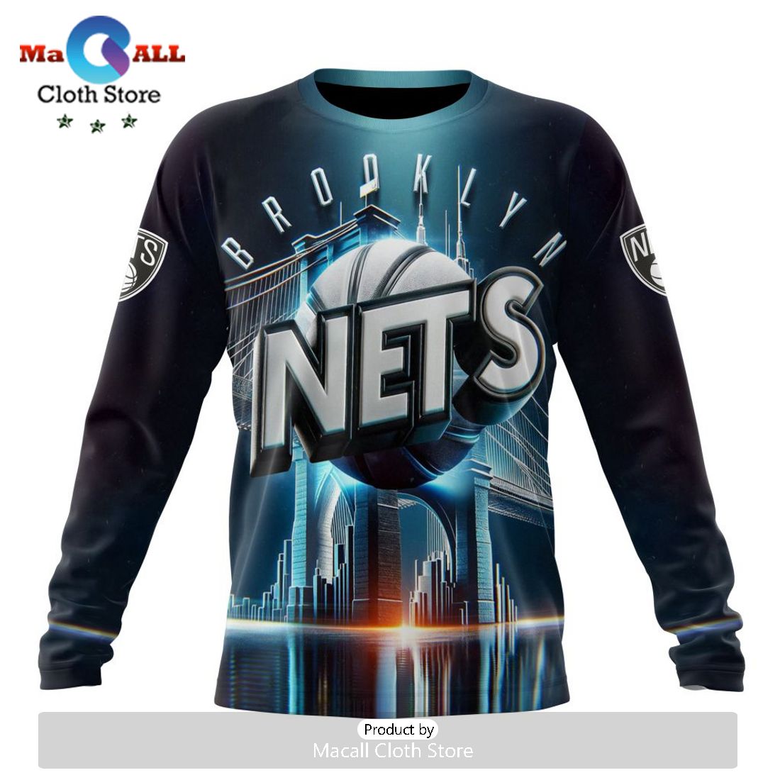 Brooklyn Nets Special Realistic Team Hoodie
