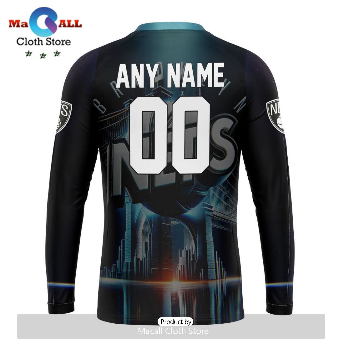 Brooklyn Nets Special Realistic Team Hoodie