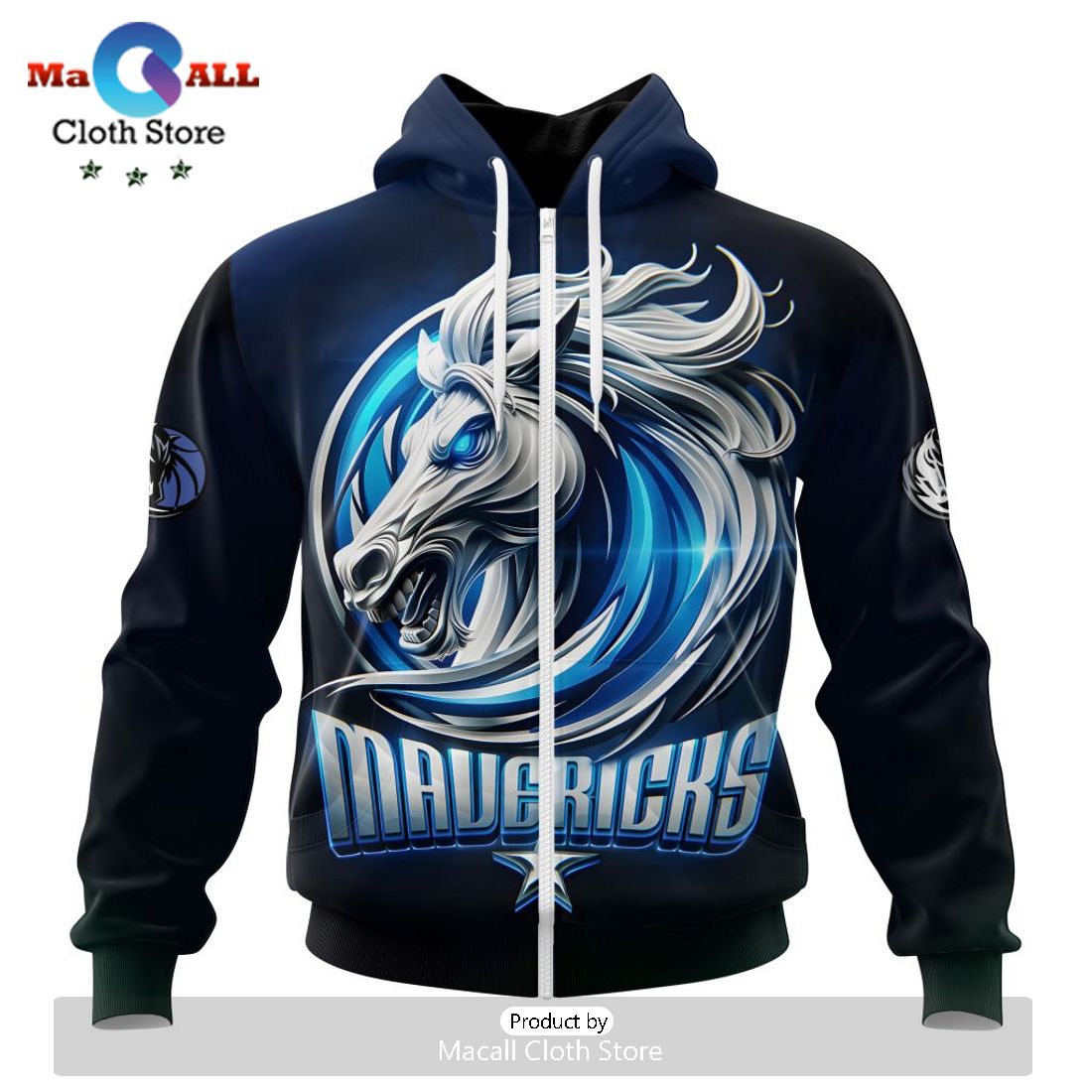 Dallas Mavericks Special Realistic Team Hoodie