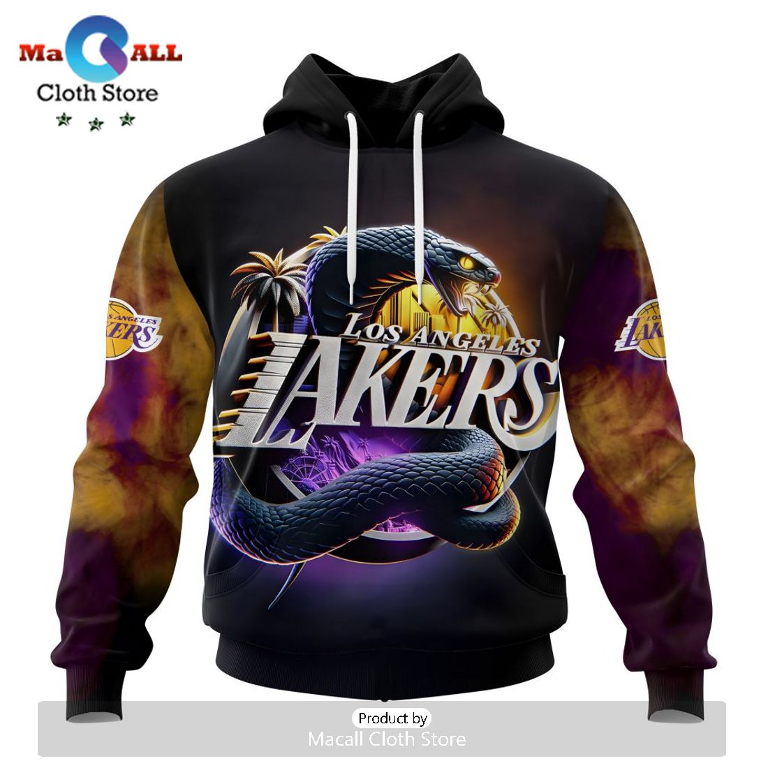 Los Angeles Lakers Special Realistic Team Hoodie