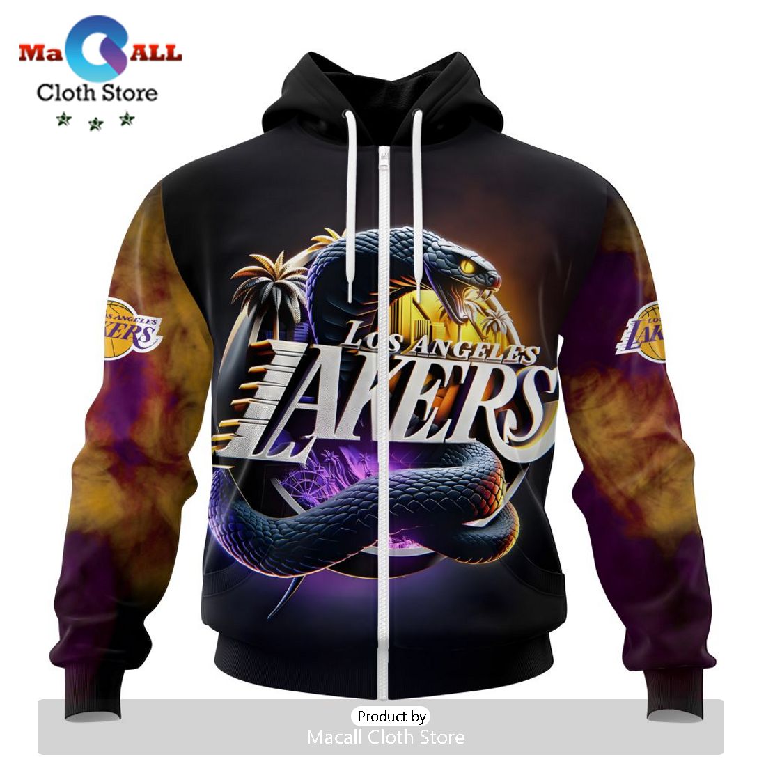 Los Angeles Lakers Special Realistic Team Hoodie