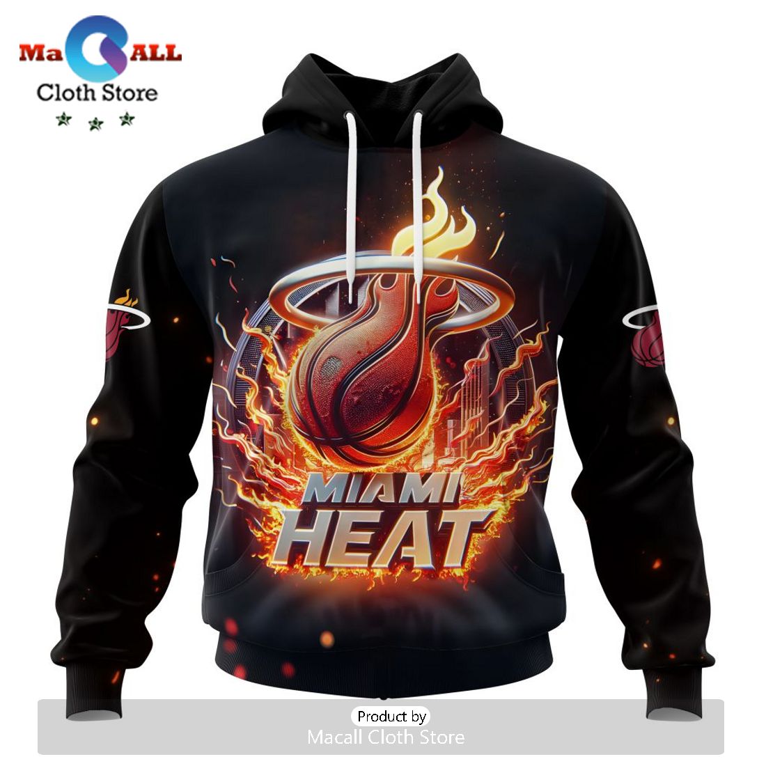 Miami Heat Special Realistic Team Hoodie