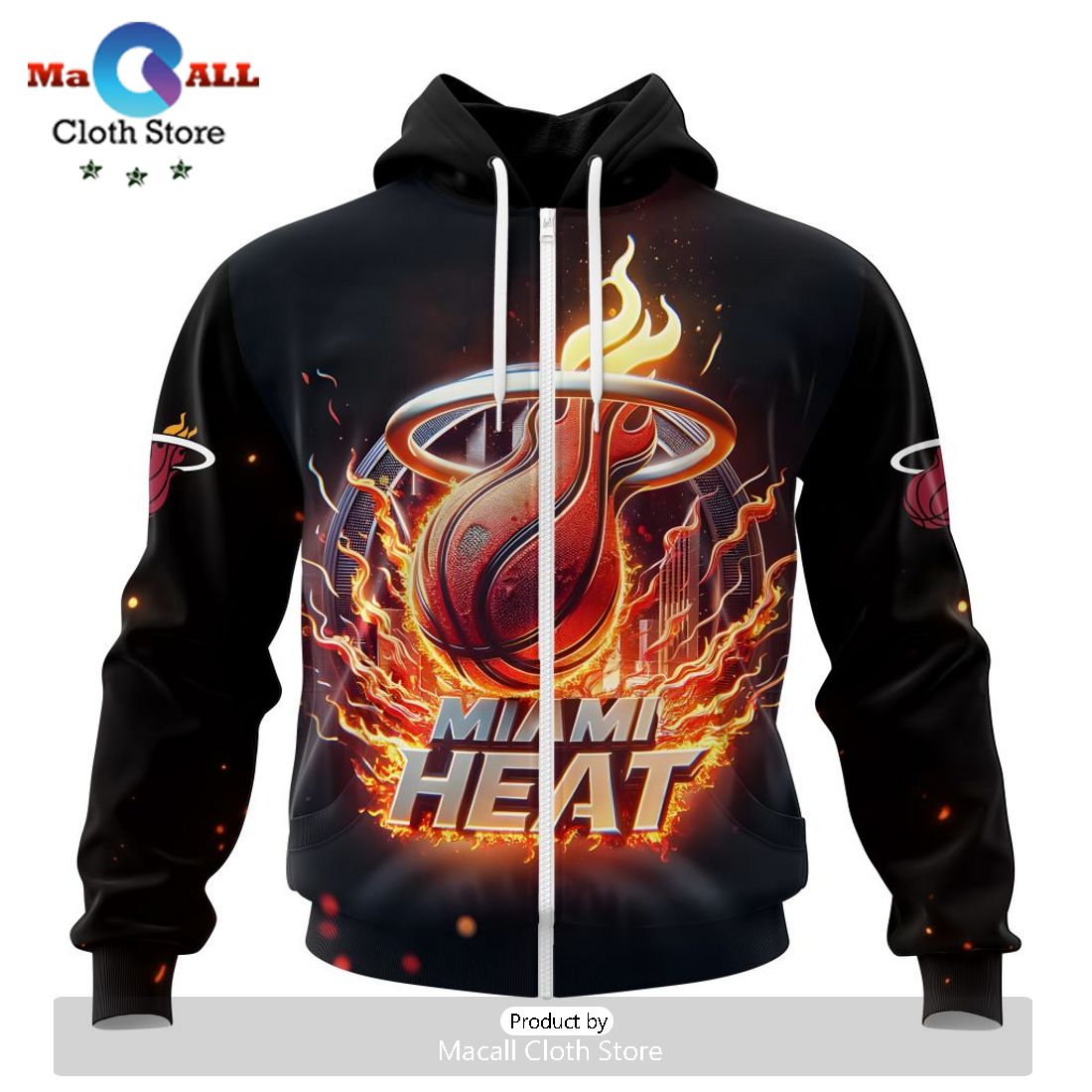 Miami Heat Special Realistic Team Hoodie
