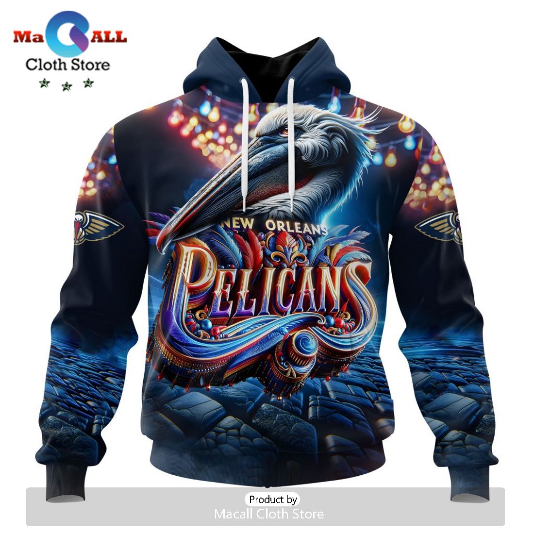 New Orleans Pelicans Special Realistic Team Hoodie