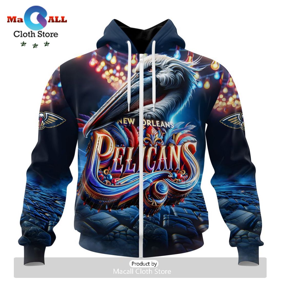 New Orleans Pelicans Special Realistic Team Hoodie