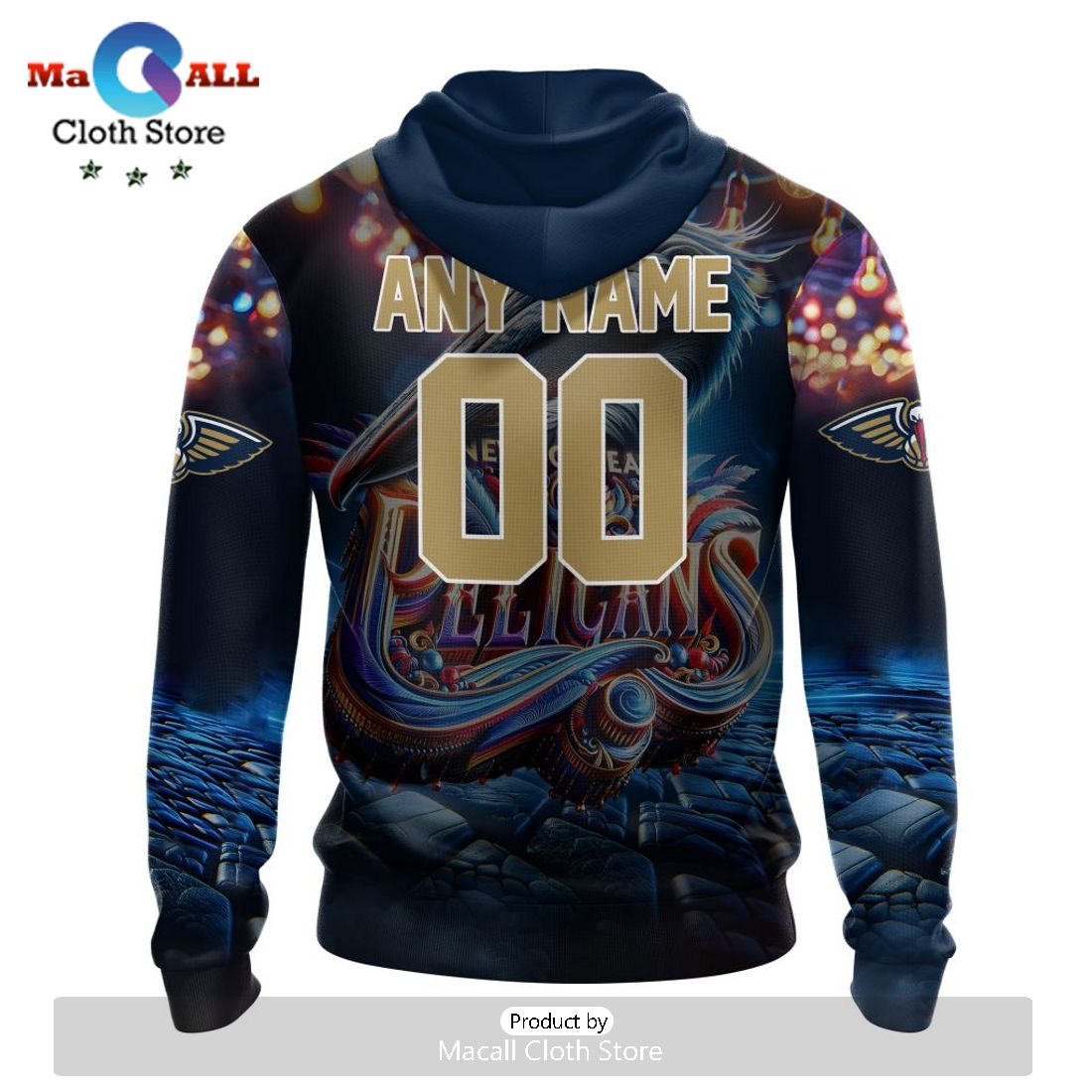 New Orleans Pelicans Special Realistic Team Hoodie