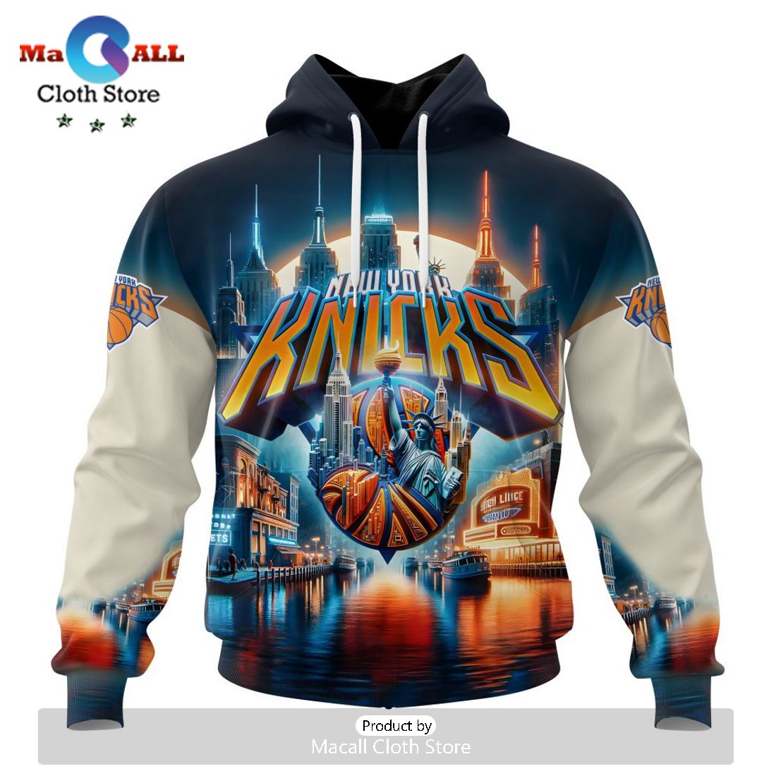 New York Knicks Special Realistic Team Hoodie