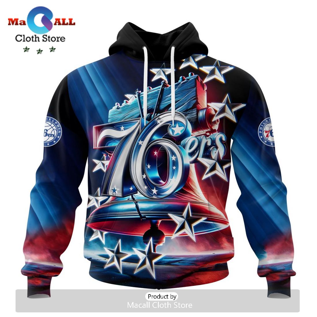 Philadelphia 76ers Special Realistic Team Hoodie