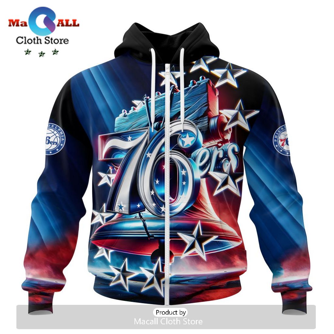 Philadelphia 76ers Special Realistic Team Hoodie