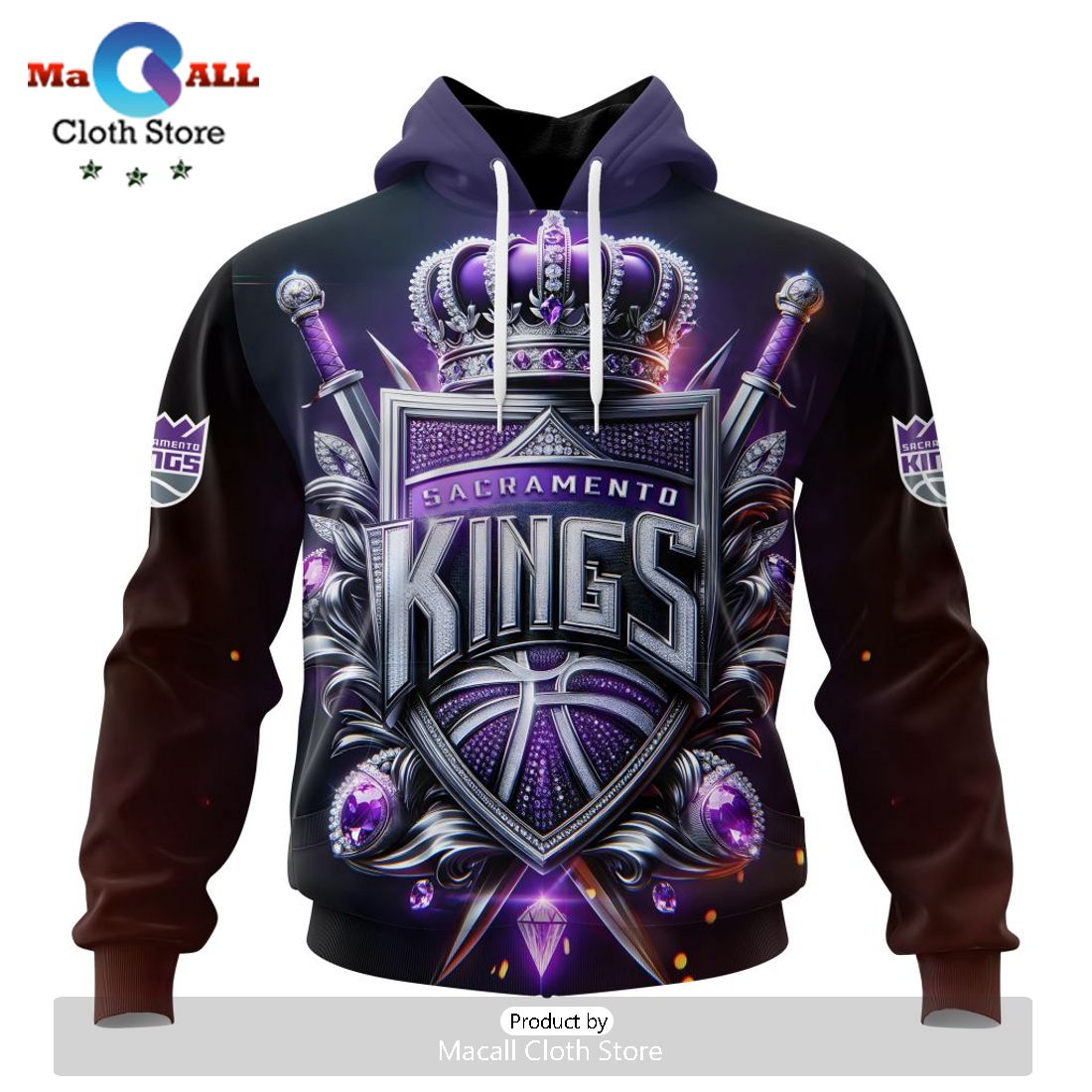 Sacramento Kings Special Realistic Team Hoodie