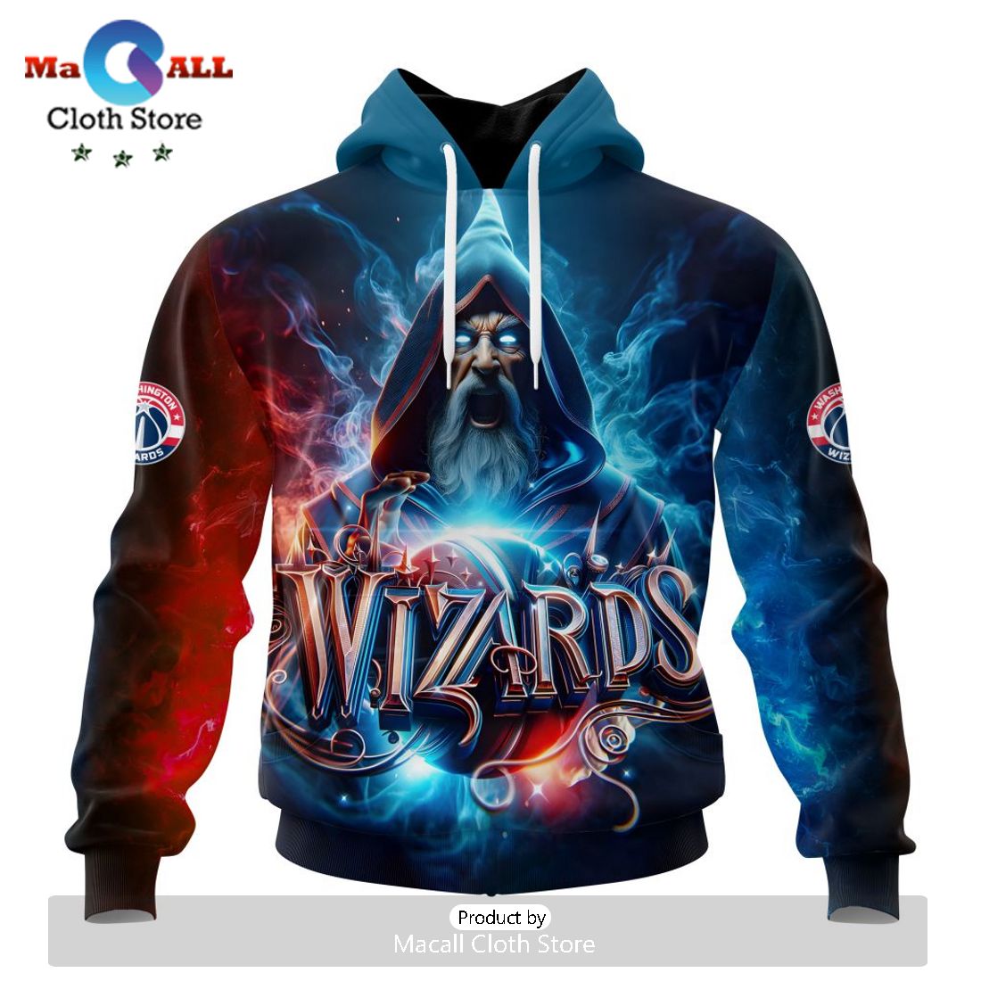 Washington Wizards Special Realistic Team Hoodie