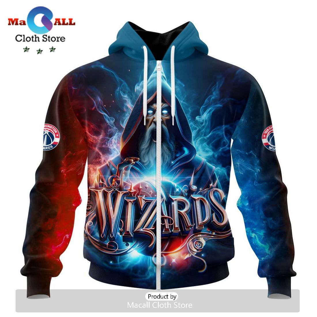 Washington Wizards Special Realistic Team Hoodie