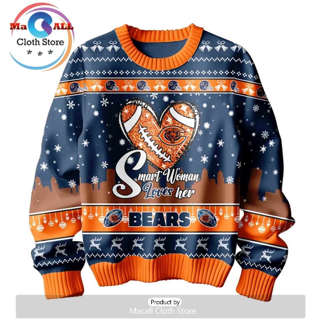 Chicago Bears 2024 Christmas Sweater