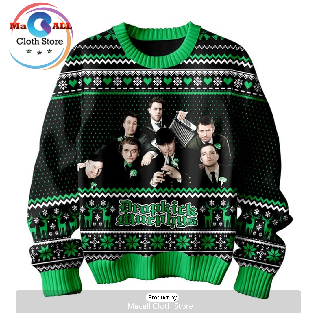 Dropkick Murphys Band 2024 Christmas Sweater