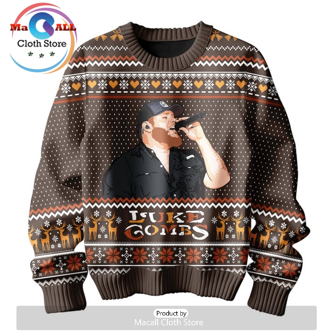 Luke Combs 2024 Christmas Sweater