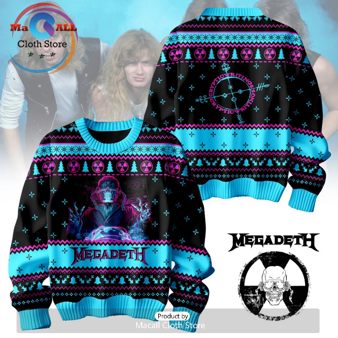 Megadeth Band Christmas Sweater
