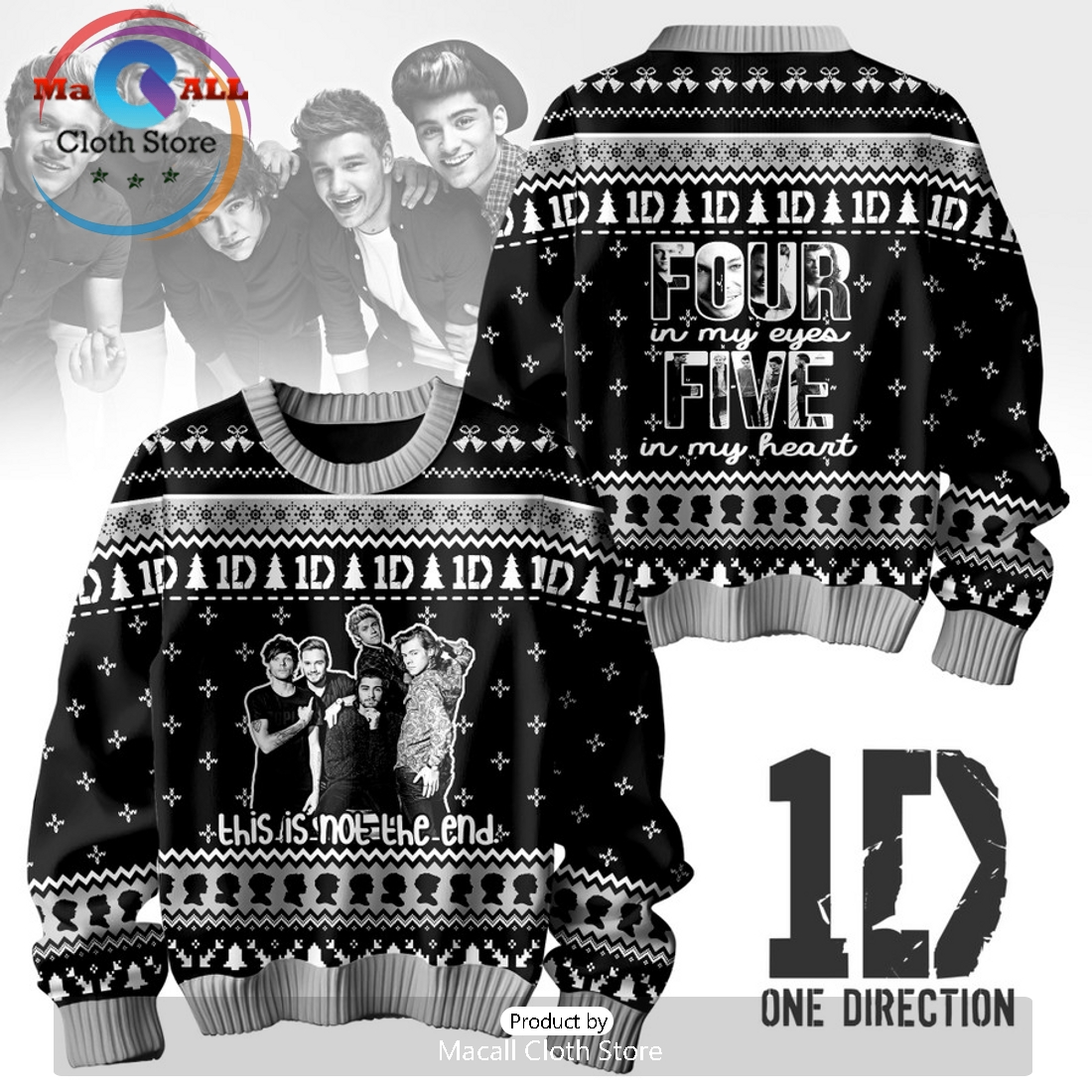 One Direction 2024 Christmas Sweater