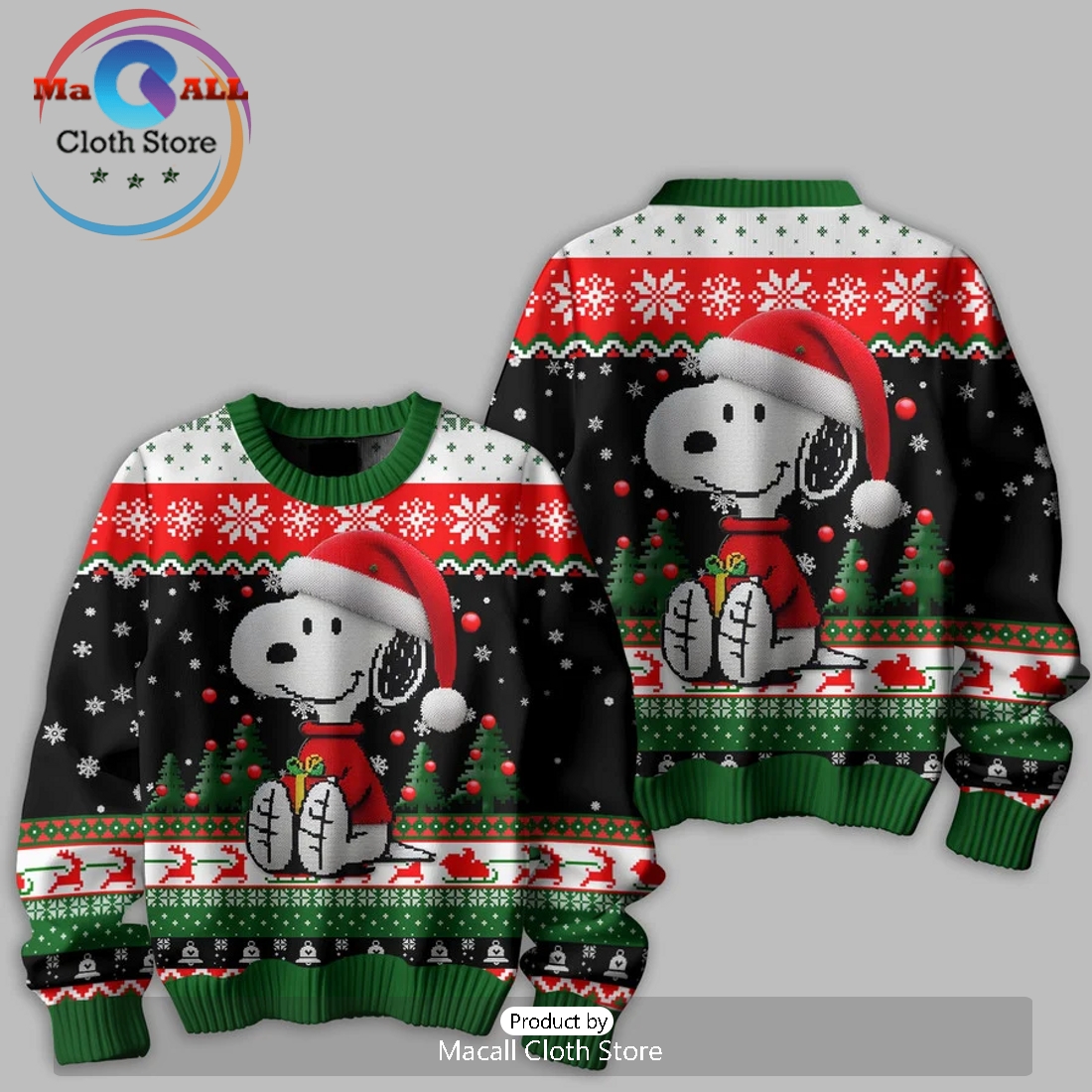 Peanuts Snoppy Disney 2024 Christmas Sweater